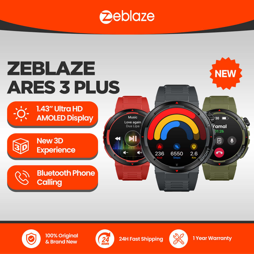 Smartwatch Face - New Zeblaze Ares 3 Plus 1.43''