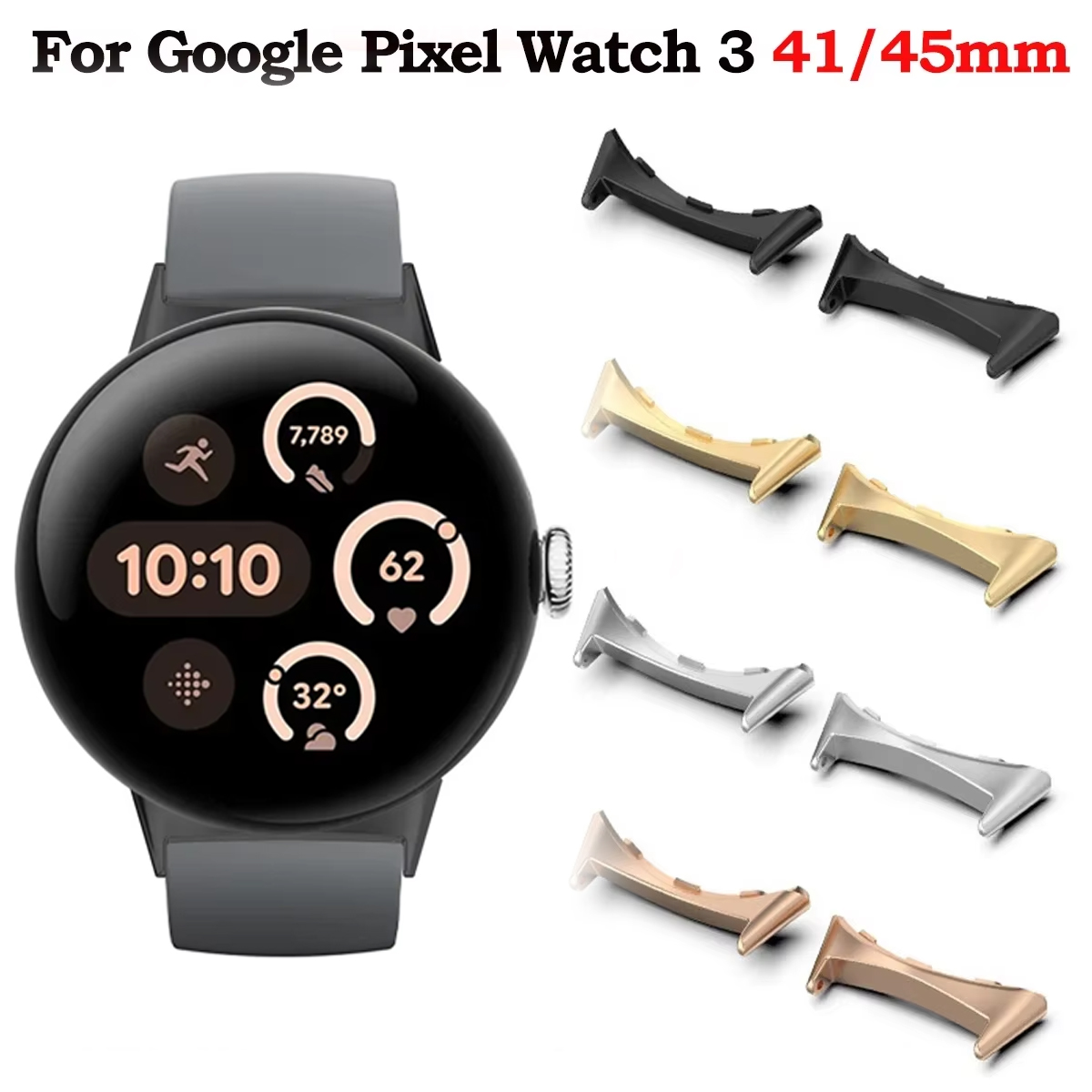 2pcs Watch Strap Connector Ada - Smartwatch Watch Accessories 评论和价格