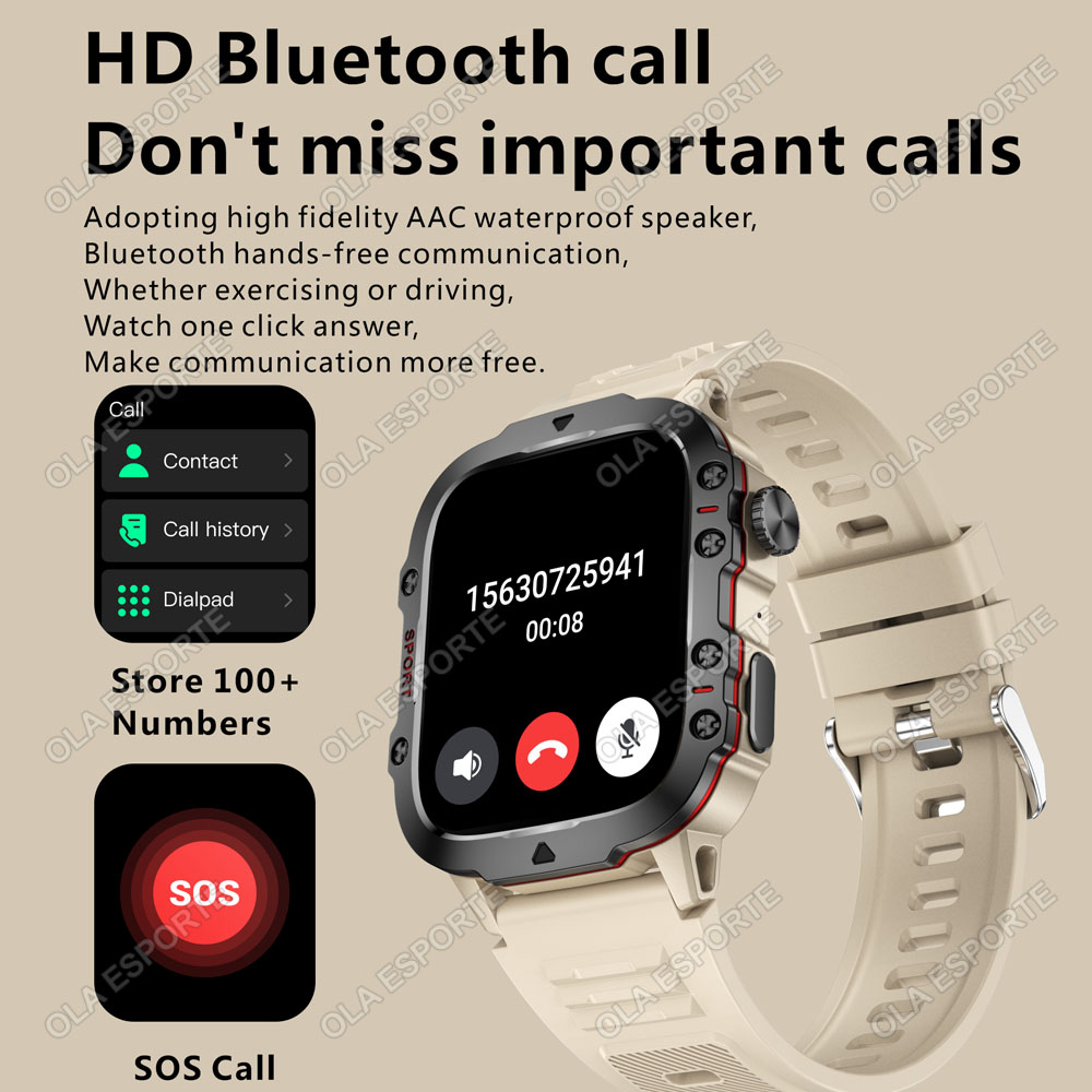 2025 New Military Smart Watch  - Smartwatch Face 评论和价格