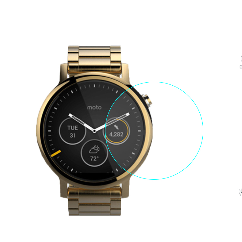 5Pcs Tempered Glass Protective - Motorola Smartwatch Accessories 评论和价格
