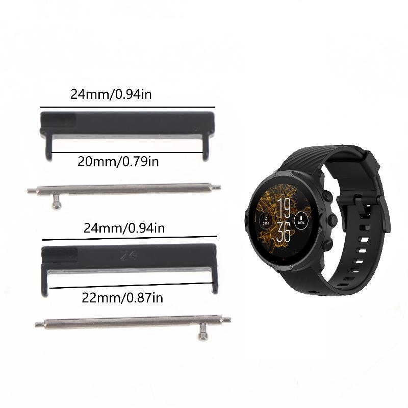 1Pair 24mm To 22mm/20mm Wristb - Smartwatch Watch Accessories 评论和价格