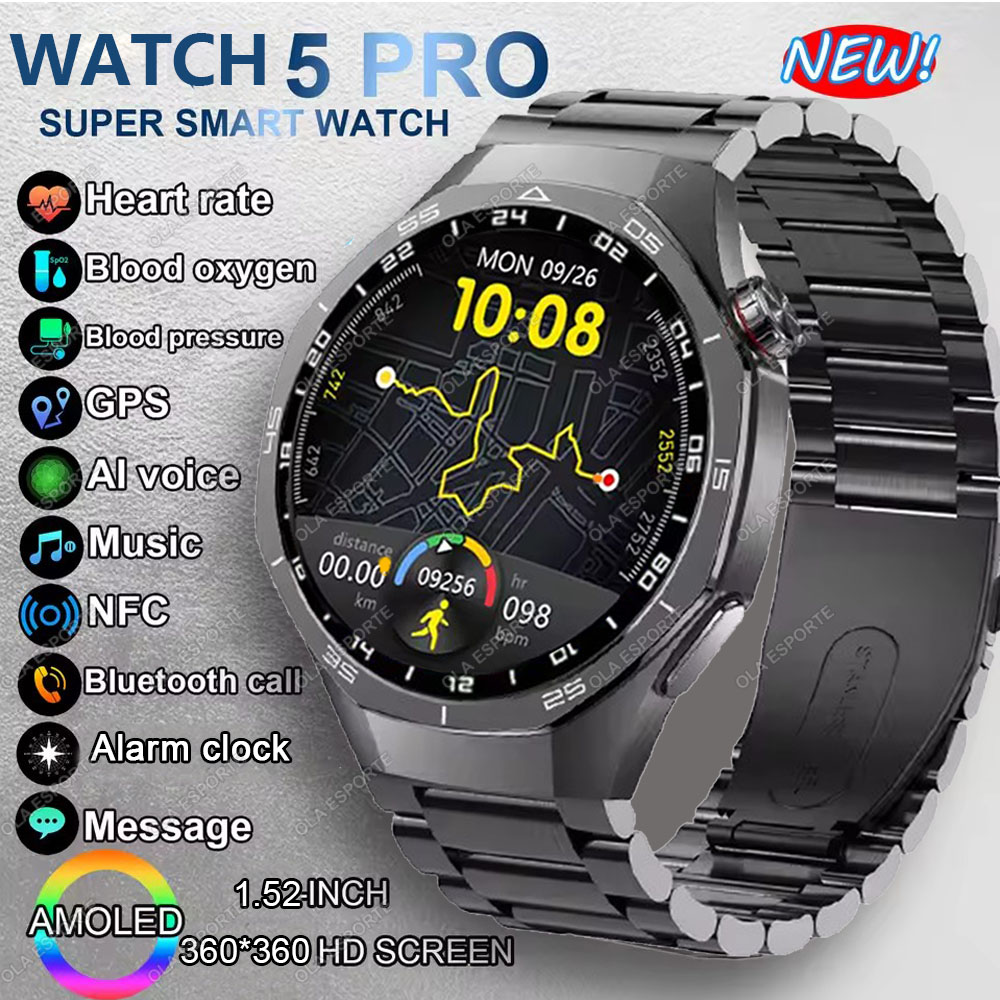New Watch 5 Pro Smart Watch 1. - Smartwatch Face 评论和价格