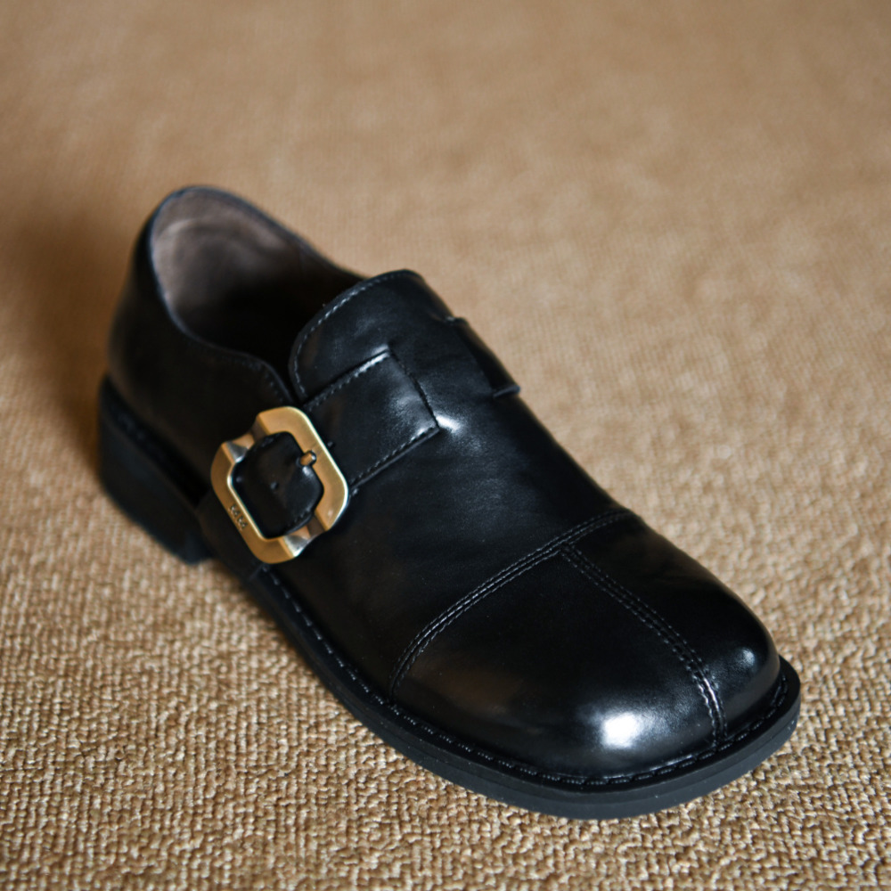Genuine Leather Women Loafers  - Leather Classic Strap 评论和价格