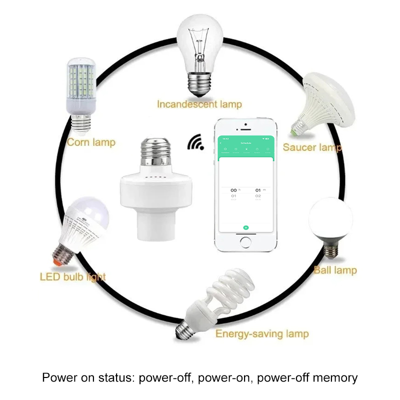 Tuya Smart E27 Socket Switch A - Smart Accessories 评论和价格
